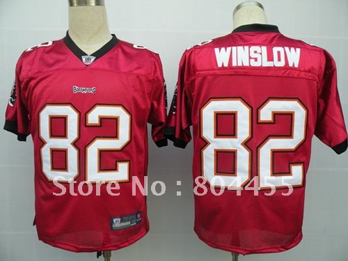 Reebok Tampa Bay Buccaneers Jersey #82 Winslow Mens XL Red On Field